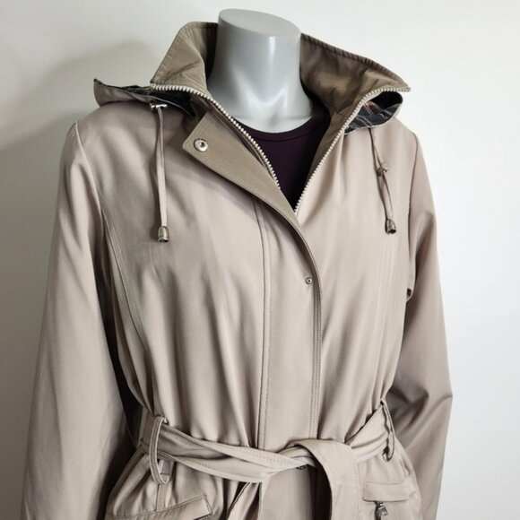 Autumn Insulated DWR Coated Hooded Fitted Quilt Jacket Size XS - Picture 2 of 10